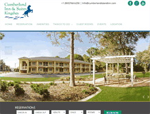 Tablet Screenshot of cumberlandislandinn.com